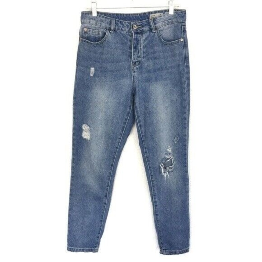 Vero Moda Jeans 28 x 32 Womens Low‎ Rise Distressed Tapered Y2K